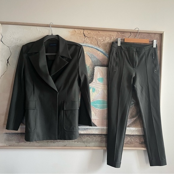 Patrick Assaraf Matching Blazer-Pants Set Sz small - Picture 1 of 16